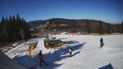 Horní část sjezdovky Skiareálu Ramzová