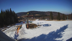 Horní část sjezdovky Skiareálu Ramzová