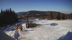 Horní část sjezdovky Skiareálu Ramzová