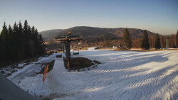 Horní část sjezdovky Skiareálu Ramzová