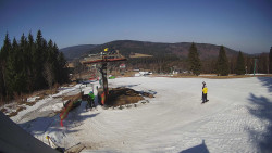 Horní část sjezdovky Skiareálu Ramzová