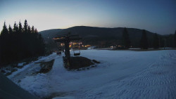 Horní část sjezdovky Skiareálu Ramzová