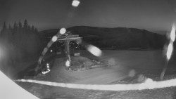 Horní část sjezdovky Skiareálu Ramzová