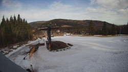 Horní část sjezdovky Skiareálu Ramzová