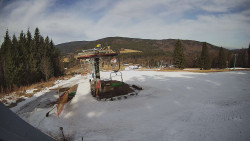 Horní část sjezdovky Skiareálu Ramzová