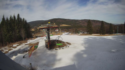 Horní část sjezdovky Skiareálu Ramzová