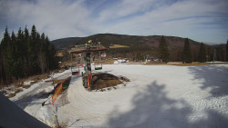 Horní část sjezdovky Skiareálu Ramzová