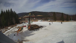 Horní část sjezdovky Skiareálu Ramzová