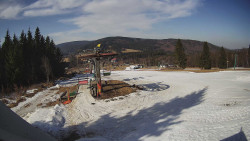 Horní část sjezdovky Skiareálu Ramzová