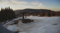 Horní část sjezdovky Skiareálu Ramzová