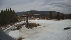 Horní část sjezdovky Skiareálu Ramzová