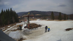 Horní část sjezdovky Skiareálu Ramzová