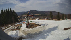 Horní část sjezdovky Skiareálu Ramzová