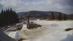 Horní část sjezdovky Skiareálu Ramzová