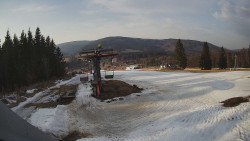 Horní část sjezdovky Skiareálu Ramzová