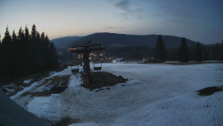 Horní část sjezdovky Skiareálu Ramzová