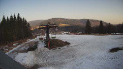 Horní část sjezdovky Skiareálu Ramzová