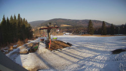 Horní část sjezdovky Skiareálu Ramzová