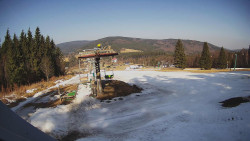 Horní část sjezdovky Skiareálu Ramzová