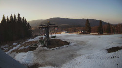 Horní část sjezdovky Skiareálu Ramzová