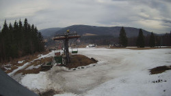 Horní část sjezdovky Skiareálu Ramzová