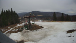 Horní část sjezdovky Skiareálu Ramzová