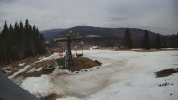 Horní část sjezdovky Skiareálu Ramzová