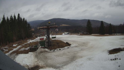 Horní část sjezdovky Skiareálu Ramzová