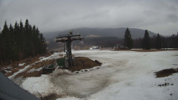 Horní část sjezdovky Skiareálu Ramzová