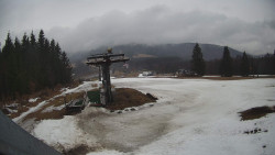 Horní část sjezdovky Skiareálu Ramzová