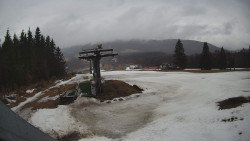 Horní část sjezdovky Skiareálu Ramzová