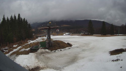 Horní část sjezdovky Skiareálu Ramzová