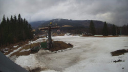 Horní část sjezdovky Skiareálu Ramzová