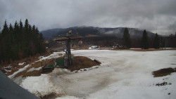 Horní část sjezdovky Skiareálu Ramzová