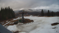 Horní část sjezdovky Skiareálu Ramzová