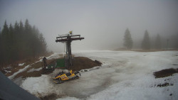 Horní část sjezdovky Skiareálu Ramzová