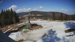 Horní část sjezdovky Skiareálu Ramzová