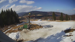 Horní část sjezdovky Skiareálu Ramzová