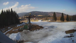 Horní část sjezdovky Skiareálu Ramzová