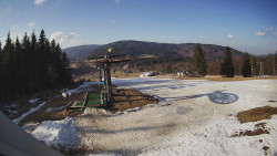 Horní část sjezdovky Skiareálu Ramzová