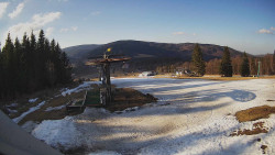 Horní část sjezdovky Skiareálu Ramzová