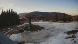 Horní část sjezdovky Skiareálu Ramzová