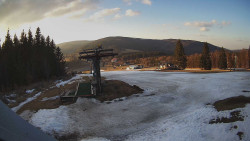 Horní část sjezdovky Skiareálu Ramzová