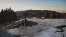 Horní část sjezdovky Skiareálu Ramzová