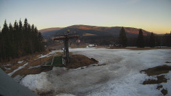 Horní část sjezdovky Skiareálu Ramzová