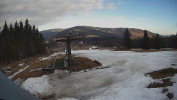 Horní část sjezdovky Skiareálu Ramzová