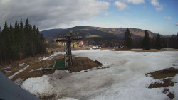 Horní část sjezdovky Skiareálu Ramzová