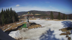 Horní část sjezdovky Skiareálu Ramzová