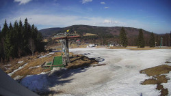 Horní část sjezdovky Skiareálu Ramzová