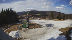 Horní část sjezdovky Skiareálu Ramzová